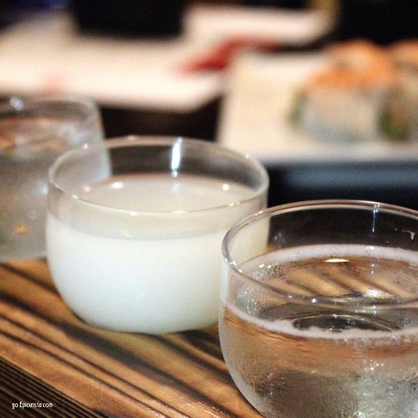 GoEpicurista's tweet image. Great #sushi deserves great sake! Sake flight at @RAsushi #keepingitRA