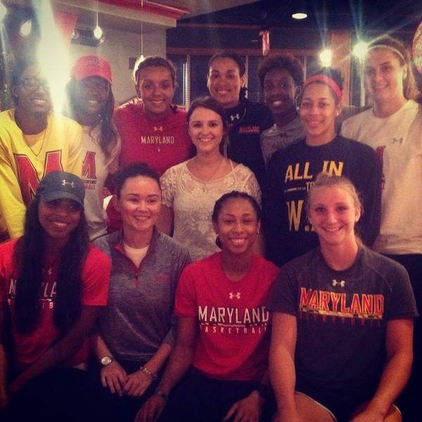 TerpsWBB's tweet image. Supporting our friend Lexi Thomas tonight and her battle with cancer! #TerpFamily #TeamLexi
