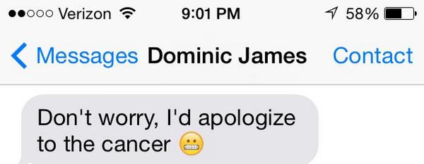 Karlss44's tweet image. #DomStrong His sense of humor is timeless