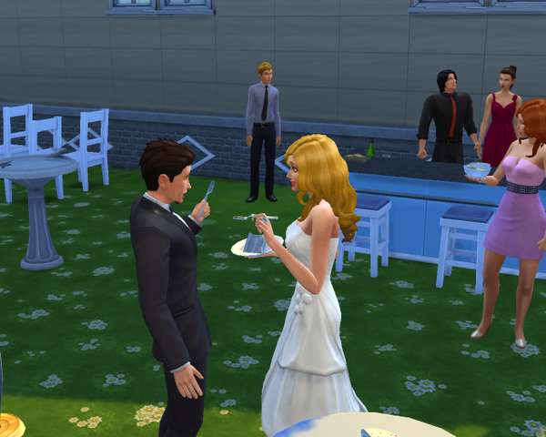 UnSimmas's tweet image. Las bodas son mas perfectas en los Sims 4