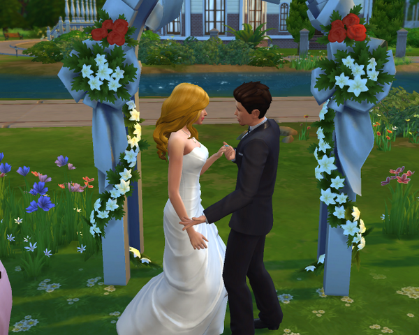 UnSimmas's tweet image. Las bodas son mas perfectas en los Sims 4