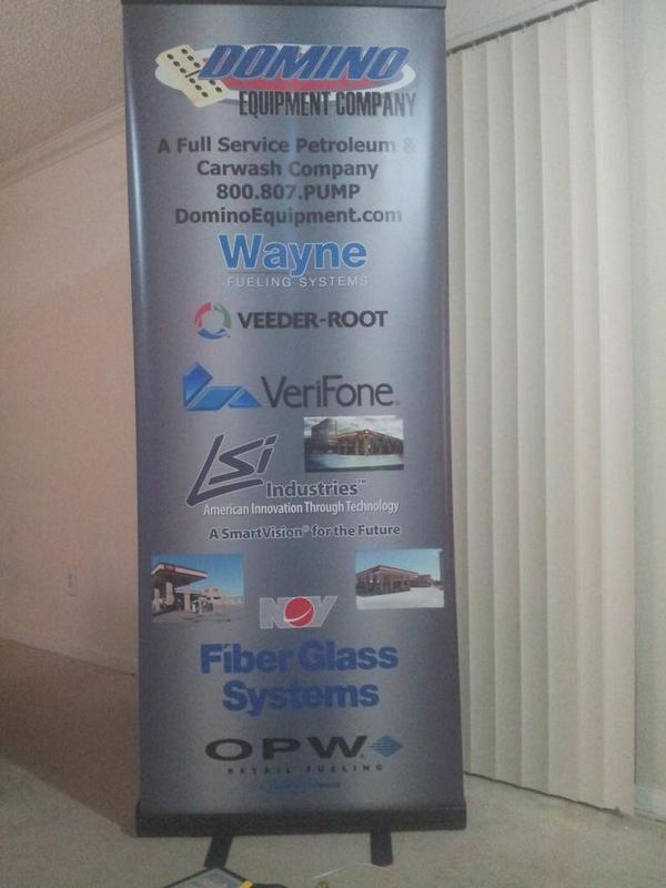 VCSCustoms's tweet image. Helping one of our customers getting  ready for Tradeshow time! We have Pull Up Displays available!