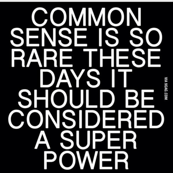 good morning good people. today is #KamisInggris. let's exercise our common sense.