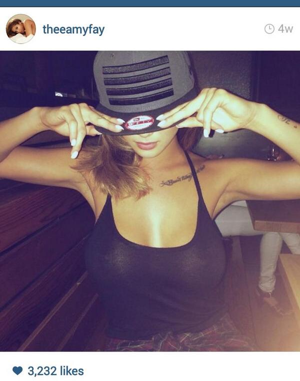 Wow. The gorgeous <a href="/msamyfay/">Amy Fay</a> rockin the Flagship x <a href="/NewEraCap/">New Era Cap</a> snapback. Wow. Get it now at flagsh1p.com