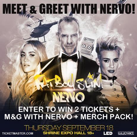 Want to win a Meet &amp; Greet, Merch, and tickets to our show in LA with <a href="/FatboySlim/">Fatboy Slim</a>?? RT now for your chance to win!!