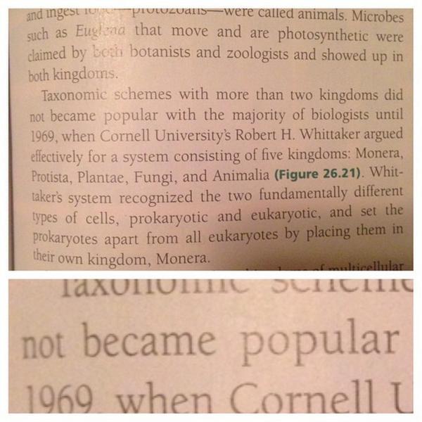 GotchaTams's tweet image. &quot;...did not became popular...&quot; Gotcha AP Bio textbook😎 #incorrectgrammar #gotcha
