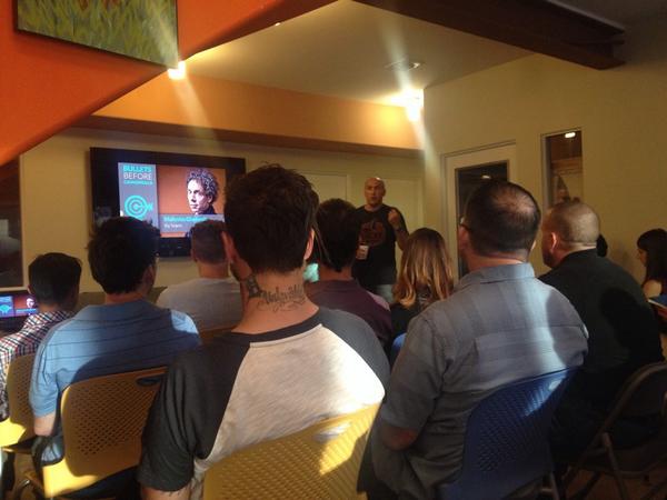 amplifyla's tweet image. "Bullets before cannonballs". Great talk going on right now with @ssunduko on failure and how to #unfail