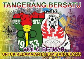 Demi kedamaian di bumi TANGERANG BERSATULAH.