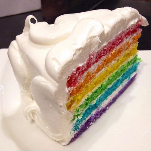 "Can I have the rainbow from the sky?"Yes, you could enjoy a slice of it from Dean &amp; Deluca! bit.ly/1BtTZgG