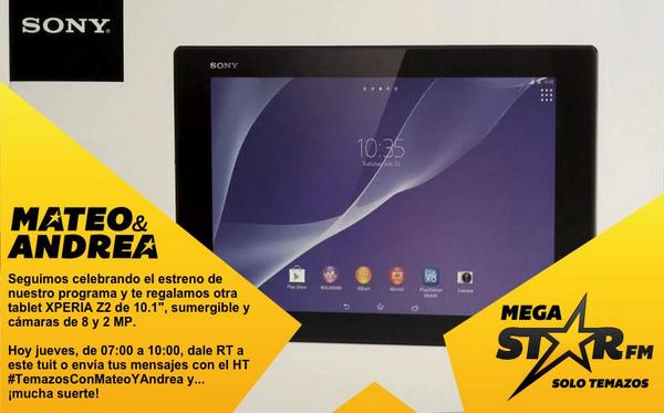 MateoYAndrea's tweet photo. Te puedes llevar esta tablet si haces RT o si comentas con #TemazosConMateoYAndrea Tienes hasta las 10h. http://t.co/57rJCUHdzo