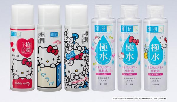 肌研ブランドが今年10周年を迎える記念に、40周年を迎えるキティと