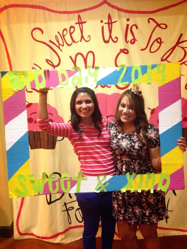 raqqqciity's tweet image. Bid Day 2014 #MuEp #ChiClass with my precious @gabiiverson