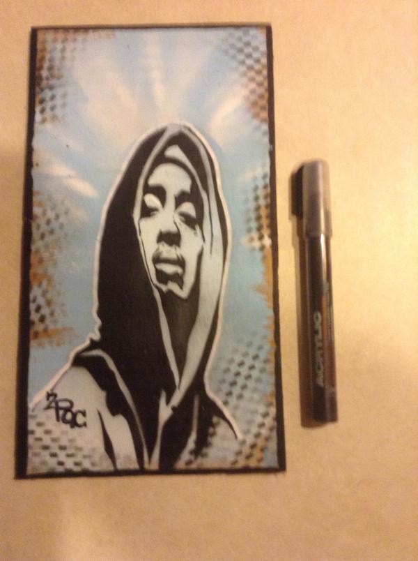 Philacrylic's tweet photo. 2-PAC. THANK YOU! #tupacback2014 #tupac2014 #TUPACART http://t.co/8XIlamFG3I