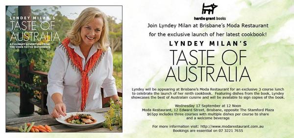 One of our Food4Media favourites <a href="/LyndeyMilan/">Lyndey Milan OAM</a> has a fabulous new release out! QLDers, check out the attached events..