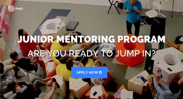 prezi's tweet photo. #Ready2JUMP? Paid internship for pre-junior software engineer wannabes: http://t.co/MsFSUOnYc1 Apply by Sept. 15! http://t.co/0v8fNf2ycj