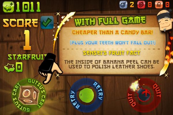 YaredNegash's tweet photo. I just sliced 1 fruit in Classic Mode. Need to play more Fruit Ninja! http://t.co/WOUdb76umE http://t.co/o1h2ATv6jI