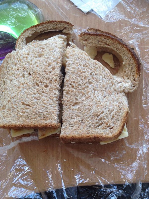 Oh <a href="/sainsburys/">Sainsbury's</a> your naughty holey bread has spoilt my cheese and pickle treat :(