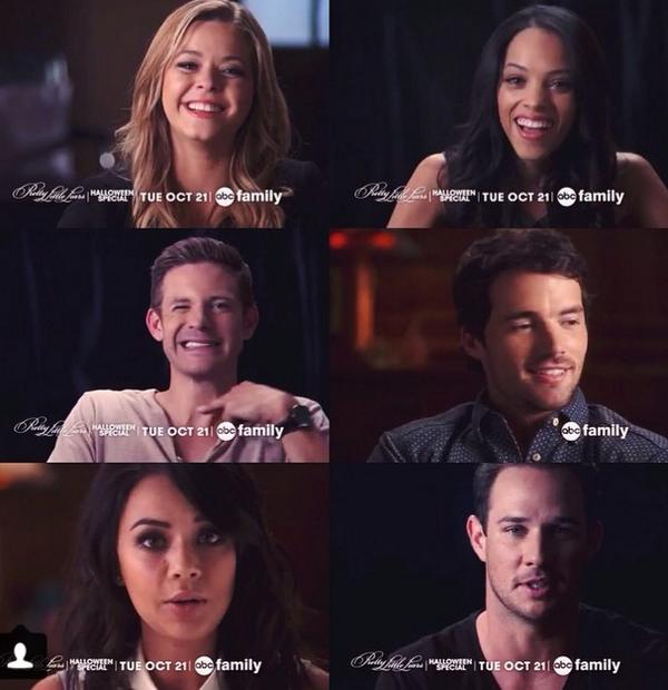 PLLlittletheory's tweet image. #PLLCast in the #PLLHalloween fan special!