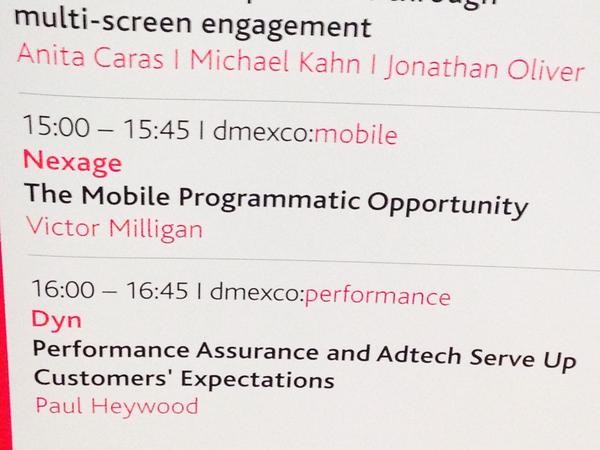 heywood_mel's tweet image. Don&apos;t miss @paul_heywood talk at 4pm, seminar 7 #dmexco2014 #InternetPerformance @Dyn
