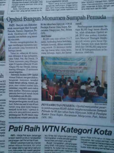 Eudaimonia2703's tweet photo. Liputan mengenai program RLHS juga dimuat di harian Suara Merdeka #tsp86 #SumpahPemuda @tsp_opshid @Opshid12 http://t.co/yi1TMuR7Va