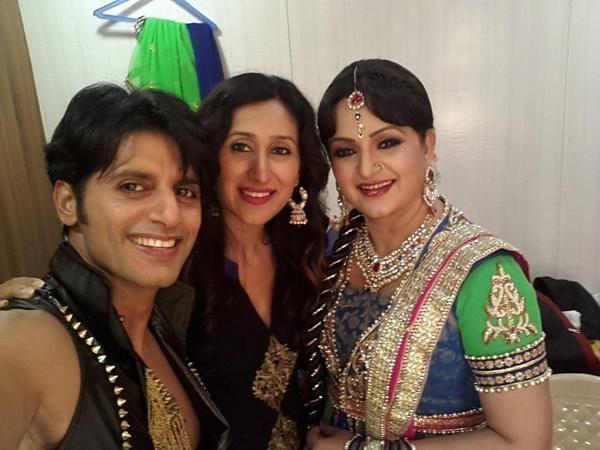 At #IndianTellyAwards with our awesome couple @RealKVB and <a href="/bombaysunshine/">Teejay Sidhu</a>