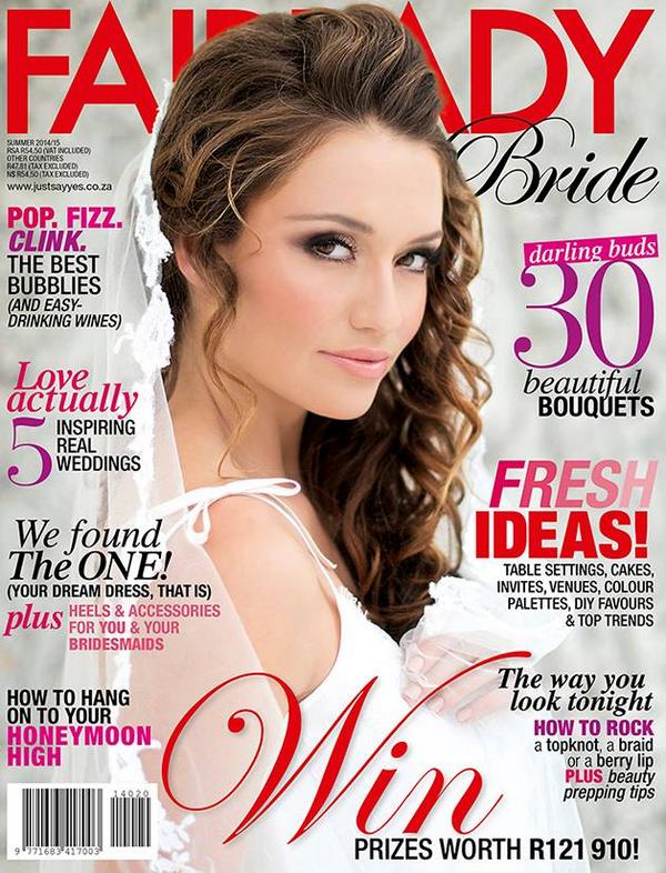 Oooh, <a href="/FairladyMag/">Fairlady Magazine</a>'s new BRIDE issue is on shelf. We love the cover shot by @cmeintjes! #FAIRLADYBRIDE #JustSayYes
