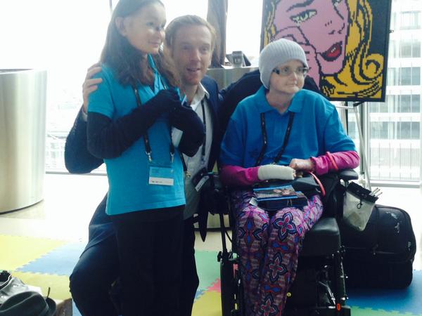 LucyTweeting's tweet photo. At #BGCCharityDay with Sohana and Damian Lewis @lewis_damian representing the Sohana Research Fund @SohanaResearchF. http://t.co/BMo6hNKAWr