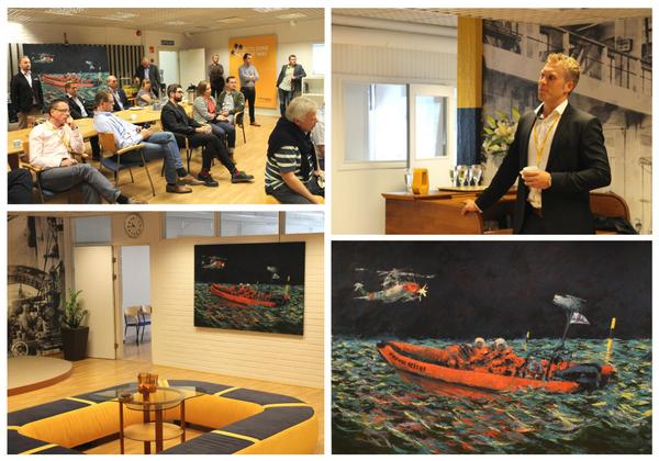 ProhocOy's tweet image. Jani Järvinen&apos;s painting about Prohoc Rescue was unveiled ceremoniously at Doors Open Day. #prohoc #yourbestresource