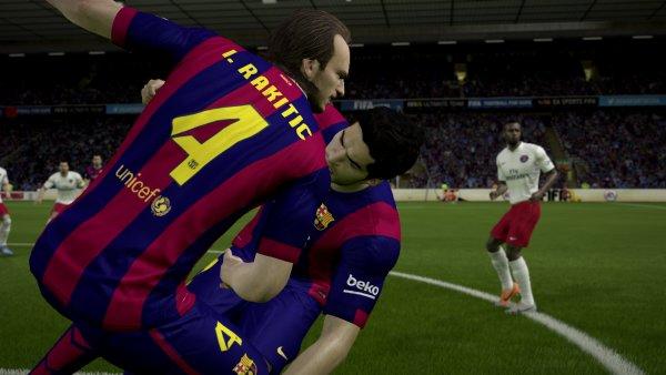 Kalax03's tweet photo. #Suarez enjoys his nice #rakitic meal!
#FIFA15 #FIFA15Demo #suarezbite http://t.co/zi4nEf5xH6