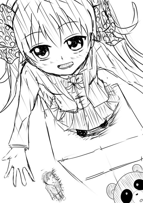 オリジナル構図で千代ちゃん描いた
今期Noヒロインは千代ちゃんですね、きゃわわ
何も参考にしてないから所々変な部分が目立つ 