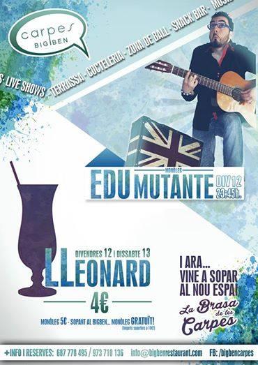 EDUMUTANTE's tweet photo. Y mañana viernes sobre las 23:45h en #Mollerussa #Golmes @BigbenDisco #Monologos #MomentoMutante #GiraAraLleida #Mola http://t.co/BN0gmdtonY