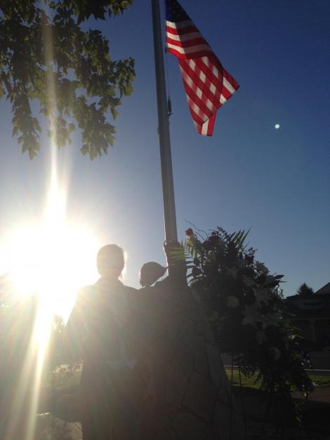 At the 9/11 Day of Remembrance--Keizer Fire District. 
  chumly.com/a/19221291