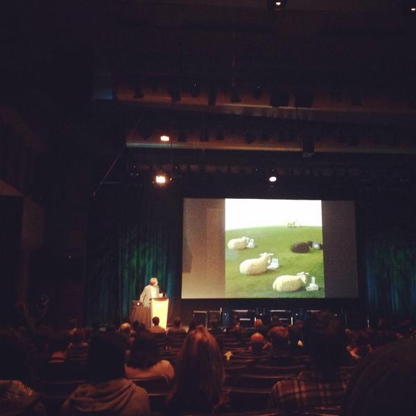 maayanziv's tweet photo. This morning @fabienriggall blew my mind with his talk on @secretcinema at the #TIFF14Conference  👏👏👏 http://t.co/ZoKUporVXW
