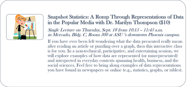OLLI at ASU (@olliatasu) on Twitter photo Have you registered yet for this amazing lecture next week? <a href="/asudpc/">ASU Downtown Phoenix</a> #Lifelonglearning #statistics #factcheck #learn Have you registered yet for this amazing lecture next week? <a href="/asudpc/">ASU Downtown Phoenix</a> #Lifelonglearning #statistics #factcheck #learn