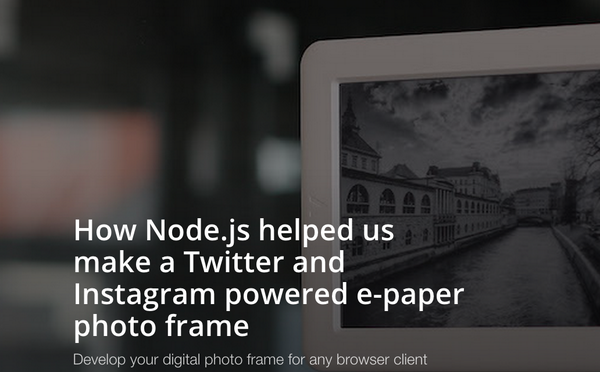 SWBAM's tweet photo. Luka is building an #ephoto frame powered by #Nodejs and populated by #instagram and #twitter http://t.co/YYvyXywISe http://t.co/Pj3DTsqS1M