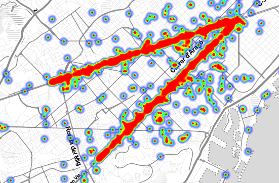 IFISC_mallorca's tweet photo. La via catalana es dibuixa al mapa fent servir tweets http://t.co/4JQJ6g1sud http://t.co/eTSXYcpe5b
