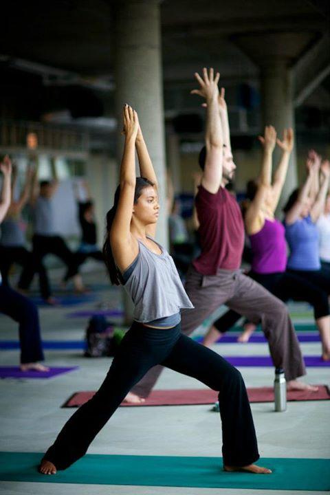 GreenMetroFair's tweet photo. FREE YOGA ALL DAY Sun. at Chicago's @GreenMetroFair - Lake View High School, 4015 N Ashland, 60613 - bring your mat! http://t.co/vKEsBaql82