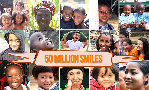 _shaketheworld's tweet photo. Your giving via @_shaketheworld is also helping create #50millionsmiles. Thank you! http://t.co/8zhSRj9cQg http://t.co/rJKsyetWET