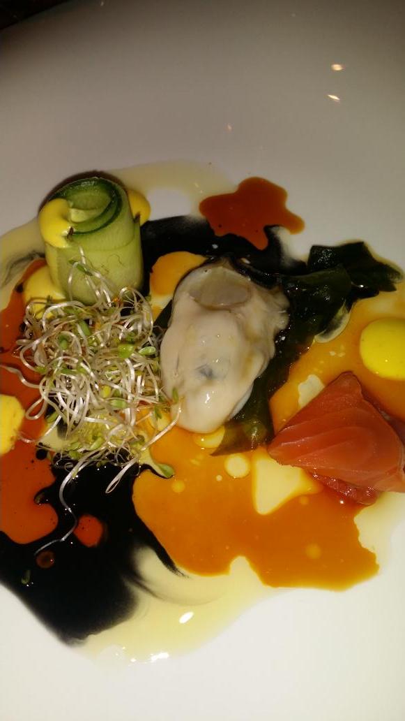 Cossypha's tweet image. Chenin tasting @foodbarn @foodbarn_deli fantastic. Pic of amuse-bouche