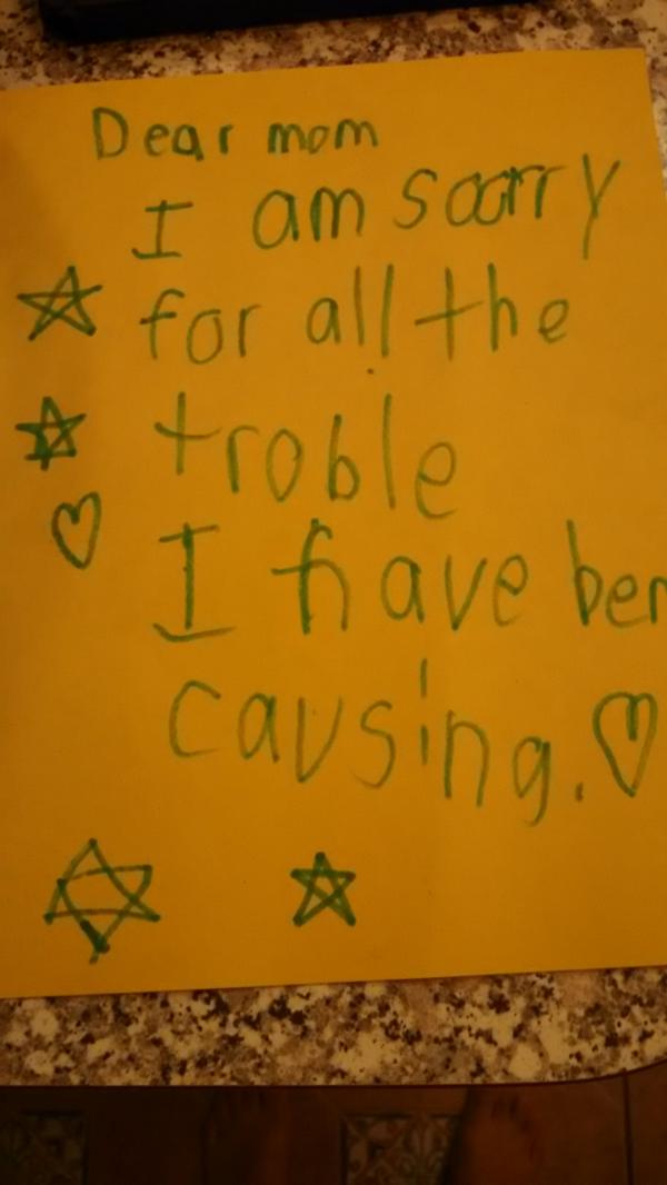 wkonsunshine's tweet photo. Because I know you will appreciate this note from a son. <3 warming.  Happy Bday @annecalhoun #annebday http://t.co/d3SCksWyB1