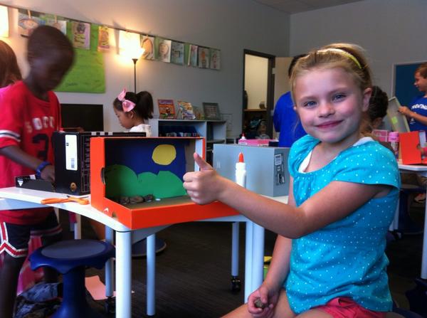 Wright2ndGrade's tweet photo. Working hard on our Georgia regions dioramas! http://t.co/j0P6aCvkCl