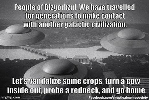 IFLScience's tweet image. Doesn't seem likely, does it?

Via Skeptical Meme Society.