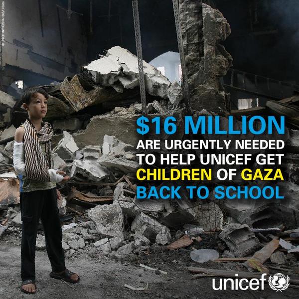 Urgent preparations are underway in #Gaza ahead of a new academic year. 
More info here: uni.cf/WD8bo3