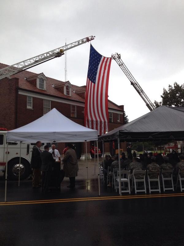 Fort Knox remembered Sept. 11, 2001 with a Patriot Day ceremony this morning. #NeverForget
