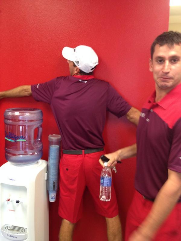 BS3Golf's tweet photo. New game, where's Mulry @BryanMulryGGGA @DrDanGGGA #seeingred #teamggga we have fun! http://t.co/4p29MYJCky