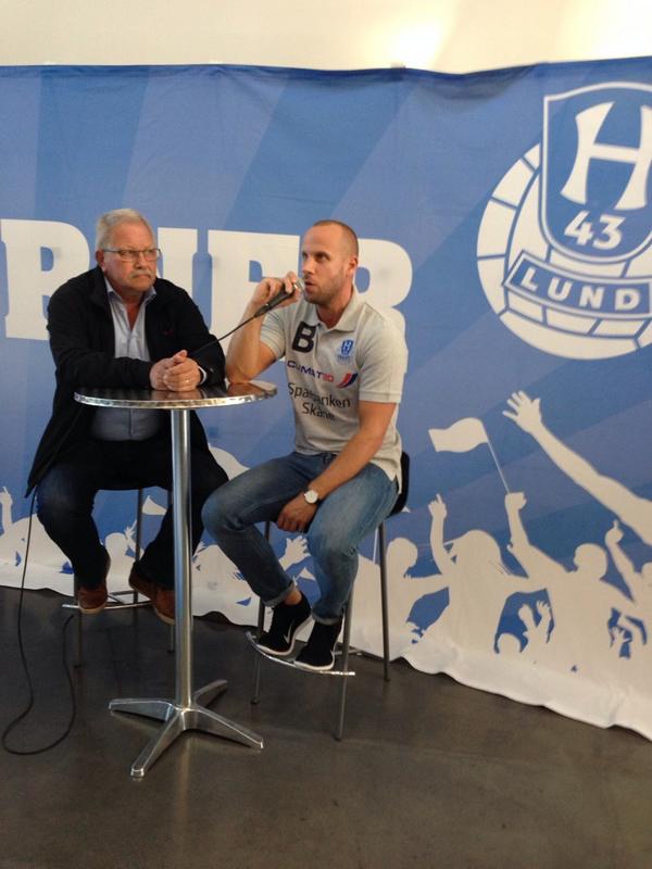 Geissler sr. i Fancorner innan match