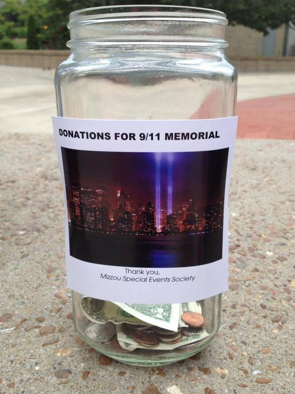 MSES_14's tweet photo. MSES is accepting donations for the 9/11 Memorial today in Speaker Circle! #NeverForget http://t.co/WhczE4g6Yi