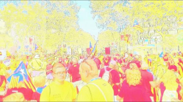 AlbertEsquer's tweet photo. Al.lucinant #diada8aldia #DiadaCatalunya #Diada2014 #Canelons #vrac1 #Catalunya @assemblea @Araeslhora #Tram49 http://t.co/3b9l4SPR5q