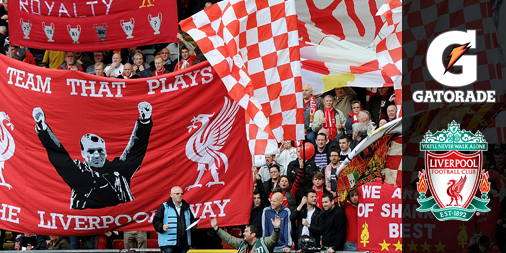 LFC's tweet photo. Fancy winning tickets to the Merseyside derby on Sep 27? Make sure you're following @GatoradeUK for details #LFC http://t.co/IWian10P1f