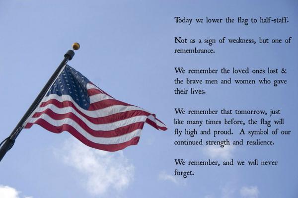 We will never forget.